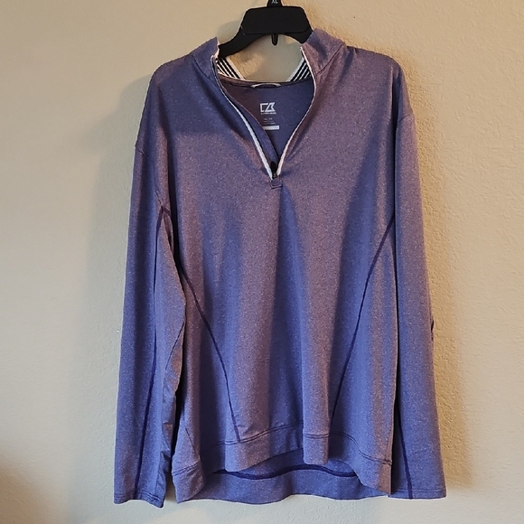 XL Rockies Cutter And Buxk Quarter Zip - Picture 1 of 6